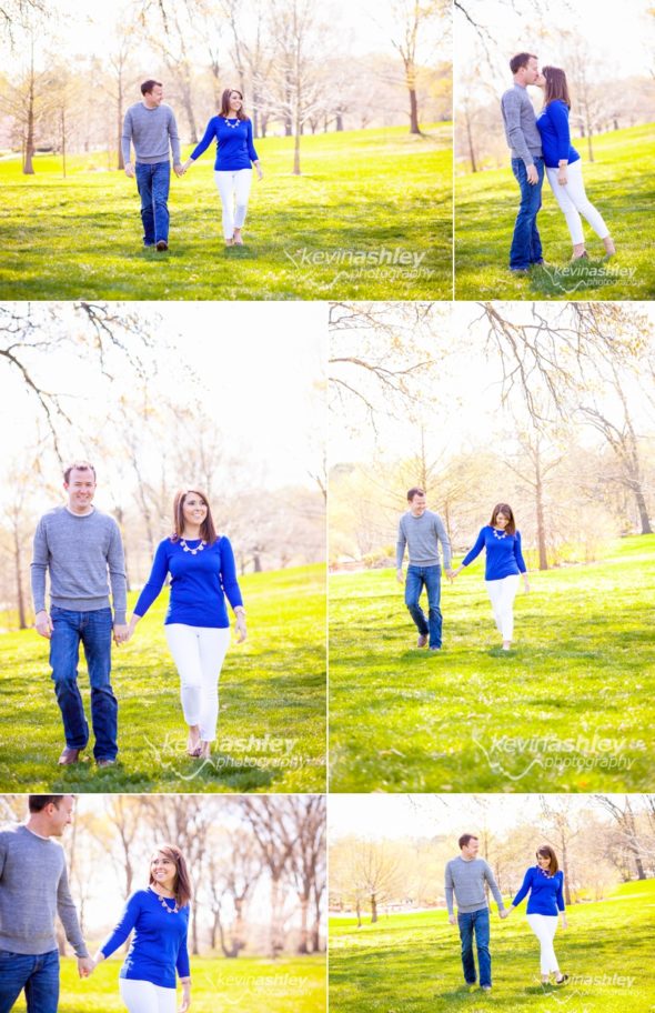 Robertshaw Engagement at Kansas City’s Union Station and Loose Park. Photos by Kansas City and Destination Wedding and Lifestyle Portrait Photographers ©Kevin Ashley Photography