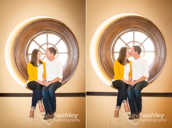 Robertshaw Engagement at Kansas City’s Union Station and Loose Park. Photos by Kansas City and Destination Wedding and Lifestyle Portrait Photographers ©Kevin Ashley Photography