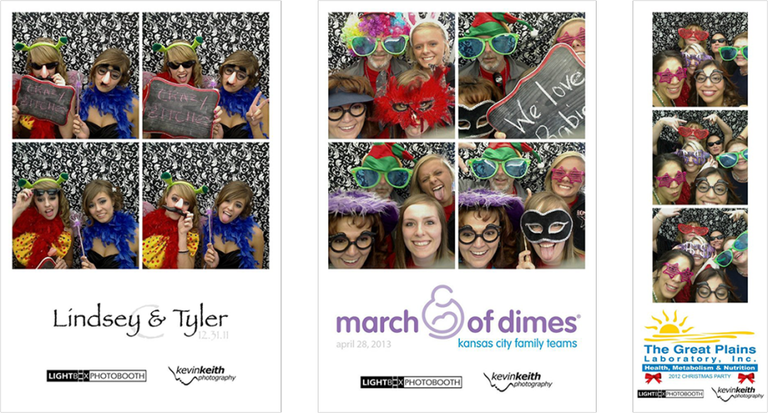 photo booth printouts