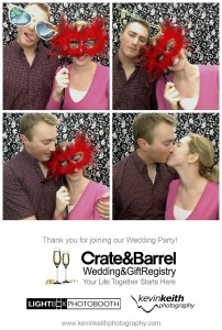 Kansas City Photo Booth | Lightbox Photo Booth | Kevin Keith Photography | Crate & Barrel Wedding Registry