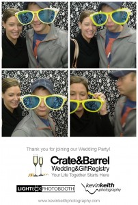 Kansas City Photo Booth | Lightbox Photo Booth | Kevin Keith Photography | Crate & Barrel Wedding Registry