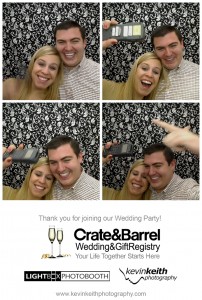 Kansas City Photo Booth | Lightbox Photo Booth | Kevin Keith Photography | Crate & Barrel Wedding Registry