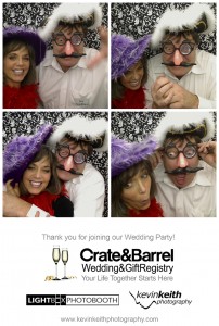 Kansas City Photo Booth | Lightbox Photo Booth | Kevin Keith Photography | Crate & Barrel Wedding Registry
