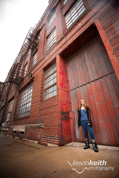 Kansas City High School Senior Photography at the West Bottoms by Kevin Keith Photography