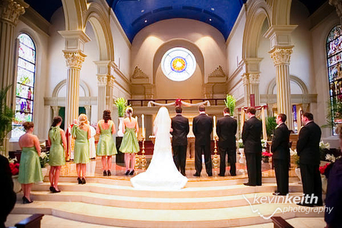 Kansas City Wedding Photography at The Berg Event Space by Kevin Keith Photography - Kris and Patrick - Kansas City Wedding Ceremony Photos