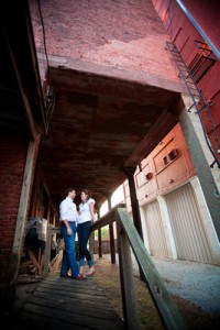 Kris and Patrick's Engagement Photo Session on the Kansas City Plaza by Kansas City Wedding Photographer Kevin Keith Photography