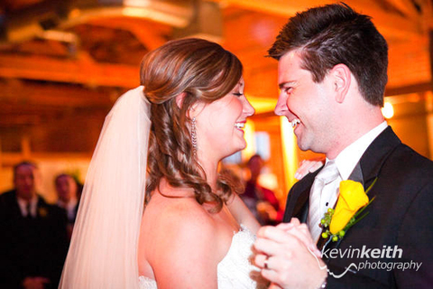 Kansas City Wedding Photography at The Berg Event Space by Kevin Keith Photography - Kris and Patrick - First Dance Wedding Photos