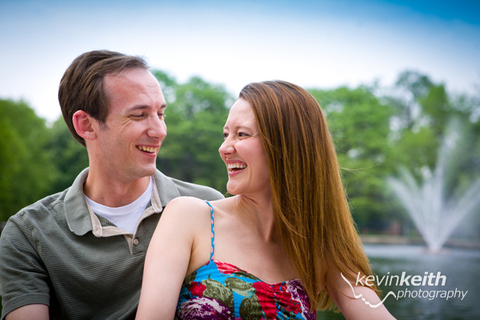 Tim and Amy's Kansas City Engagement Photo Shoot by Kevin Keith Photography