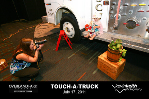 Overland Park Convention Center 2011 Touch-A-Truck | Ever Ashley Photography | Kevin Keith Photography