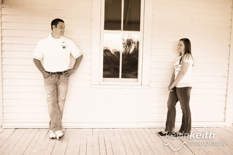 Matt and Lindsey's Engagement Photo Session at Ironwoods Lodge in Leawood Kansas by Kevin Keith Photography 05