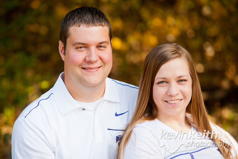 Matt and Lindsey's Engagement Photo Session at Ironwoods Lodge in Leawood Kansas by Kevin Keith Photography 16