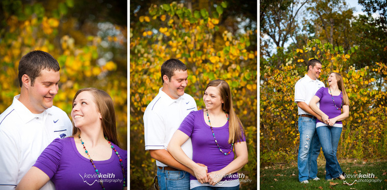 Matt and Lindsey's Engagement Photo Session at Ironwoods Lodge in Leawood Kansas by Kevin Keith Photography 24
