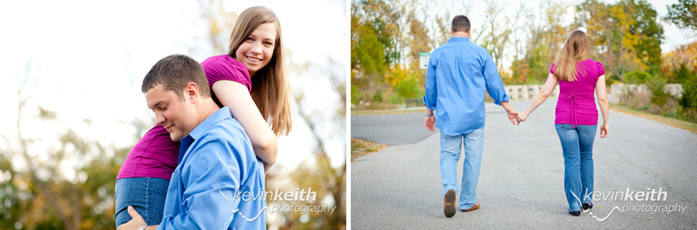 Matt and Lindsey's Engagement Photo Session at Ironwoods Lodge in Leawood Kansas by Kevin Keith Photography 27
