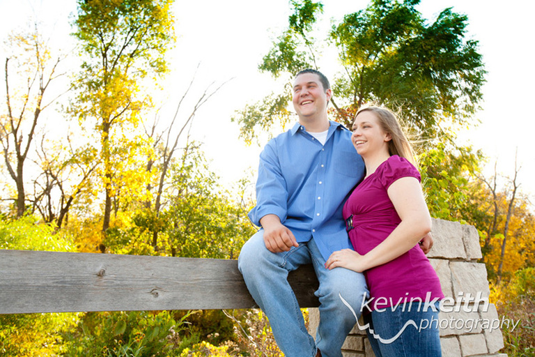 Matt and Lindsey's Engagement Photo Session at Ironwoods Lodge in Leawood Kansas by Kevin Keith Photography 28