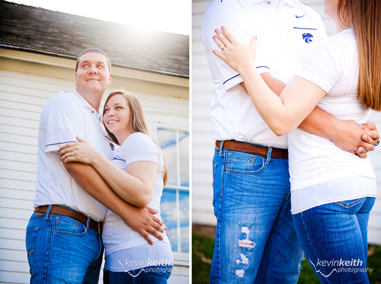 Matt and Lindsey's Engagement Photo Session at Ironwoods Lodge in Leawood Kansas by Kevin Keith Photography 39