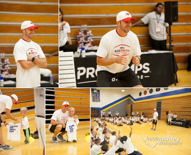 Alex Smith Kansas City Chiefs Football Hyvee Pro Camp ProCamp by Kevin Ashley Photography