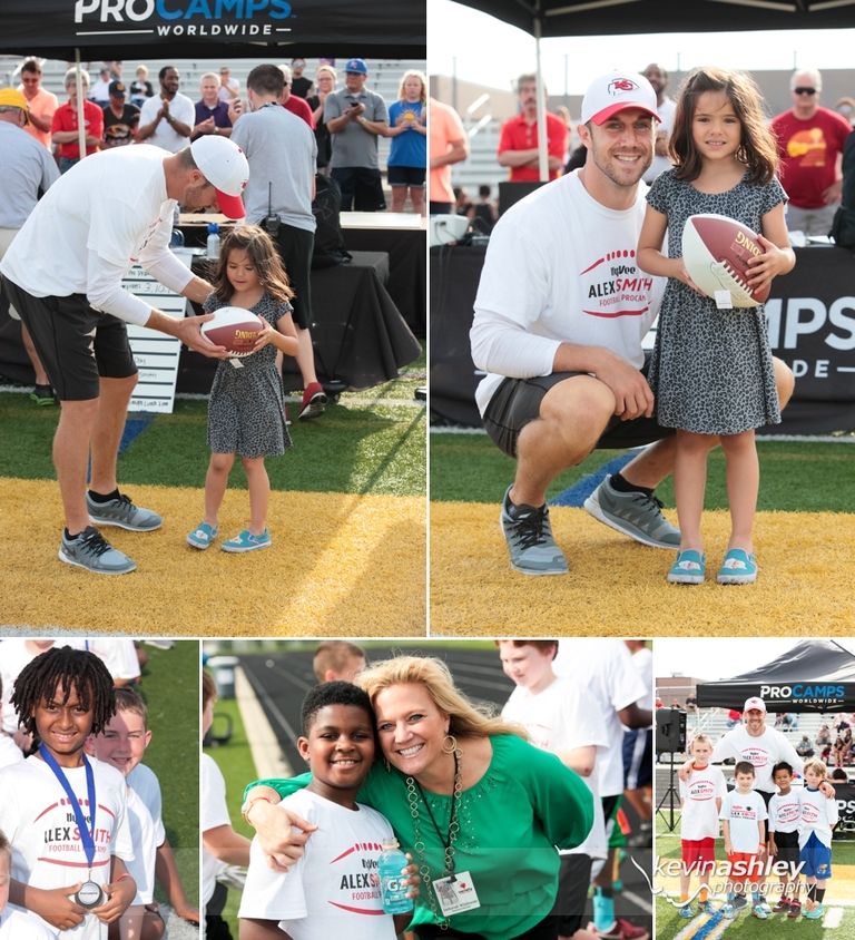 Alex Smith Kansas City Chiefs Football Hyvee Pro Camp ProCamp by Kevin Ashley Photography