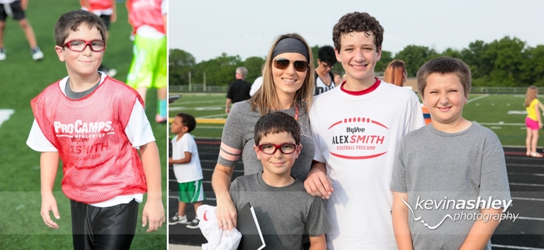 Alex Smith Kansas City Chiefs Football Hyvee Pro Camp ProCamp by Kevin Ashley Photography
