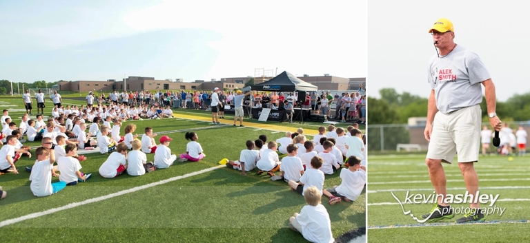 Alex Smith Kansas City Chiefs Football Hyvee Pro Camp ProCamp by Kevin Ashley Photography