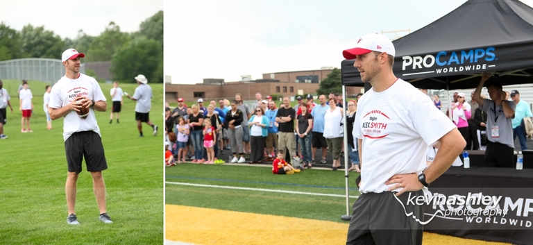 Alex Smith Kansas City Chiefs Football Hyvee Pro Camp ProCamp by Kevin Ashley Photography
