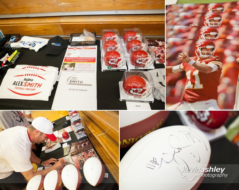 Alex Smith Kansas City Chiefs Football Hyvee Pro Camp ProCamp by Kevin Ashley Photography