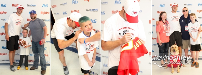 Alex Smith Kansas City Chiefs Football Hyvee Pro Camp ProCamp by Kevin Ashley Photography