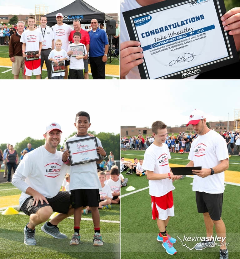 Alex Smith Kansas City Chiefs Football Hyvee Pro Camp ProCamp by Kevin Ashley Photography
