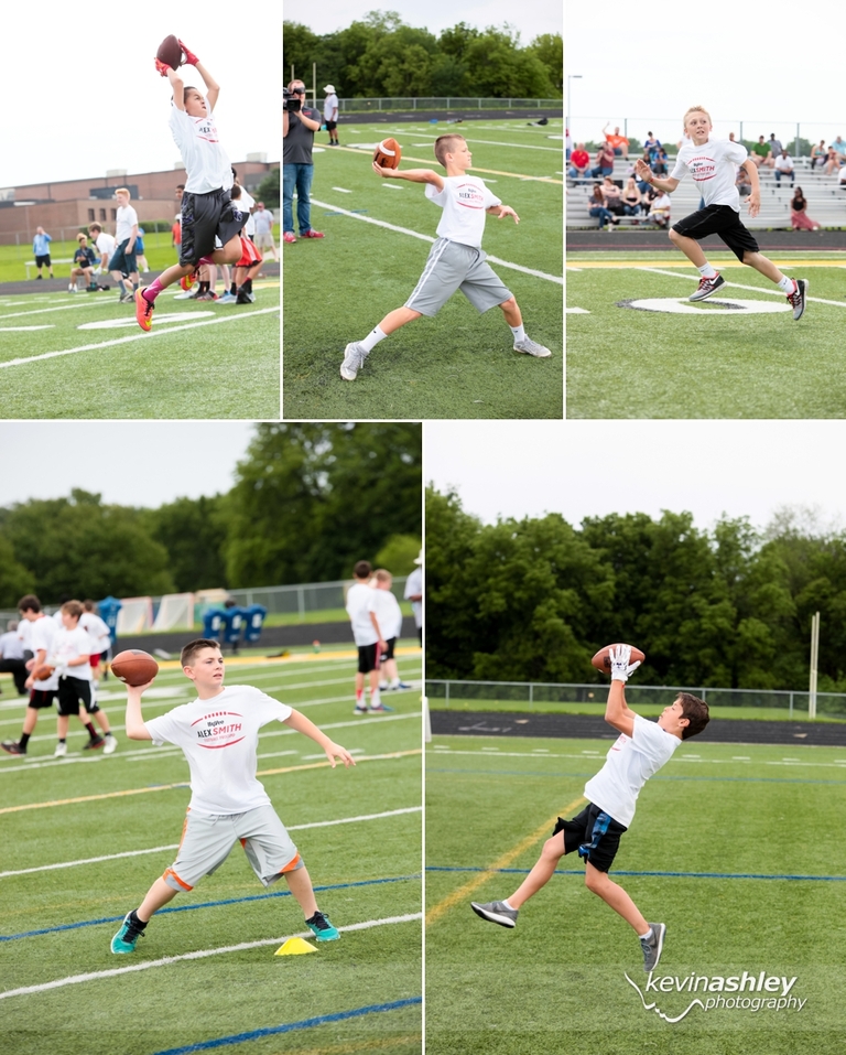 Alex Smith Kansas City Chiefs Football Hyvee Pro Camp ProCamp by Kevin Ashley Photography