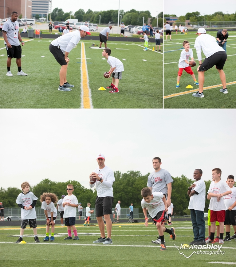 Alex Smith Kansas City Chiefs Football Hyvee Pro Camp ProCamp by Kevin Ashley Photography