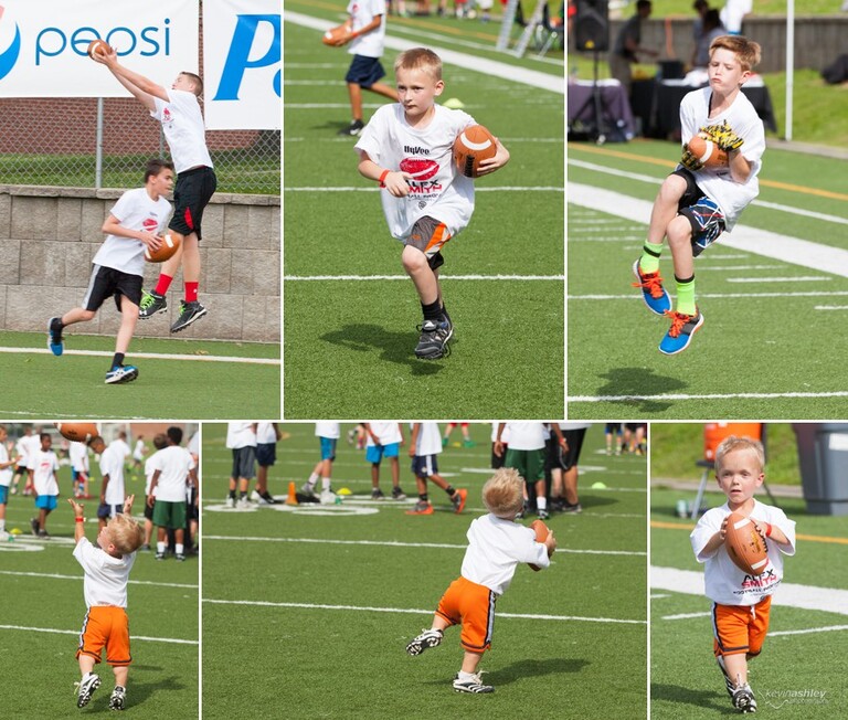 Kansas City Chief's quarterback Alex Smith Football ProCamp sponsored by Hyvee at Shawnee Mission West High School in Kansas City. Photos by Kevin Ashley Photography.