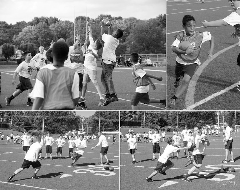 Kansas City Chief's quarterback Alex Smith Football ProCamp sponsored by Hyvee at Shawnee Mission West High School in Kansas City. Photos by Kevin Ashley Photography.