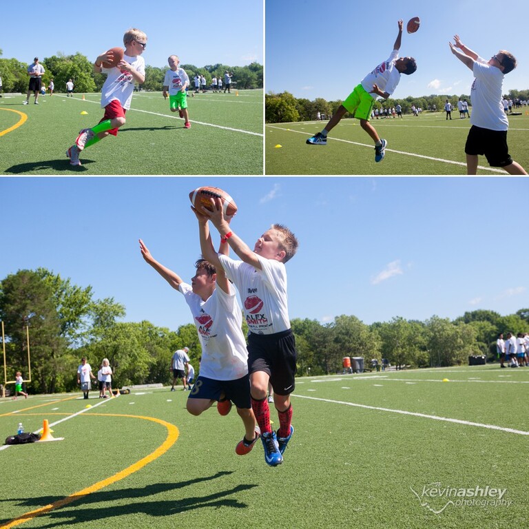 Kansas City Chief's quarterback Alex Smith Football ProCamp sponsored by Hyvee at Shawnee Mission West High School in Kansas City. Photos by Kevin Ashley Photography.