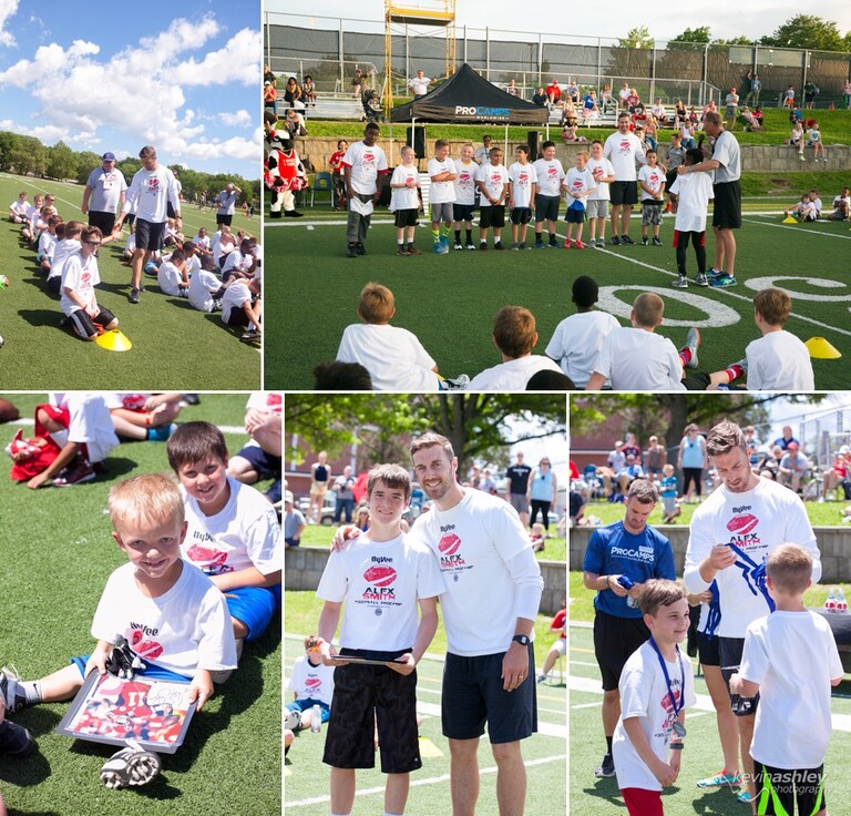 Kansas City Chief's quarterback Alex Smith Football ProCamp sponsored by Hyvee at Shawnee Mission West High School in Kansas City. Photos by Kevin Ashley Photography.
