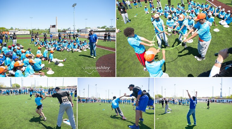 Garth Brooks Foundation Teammates ProCamp at Royals Urban Youth Academy  with Royals players, GM Dayton Moore, and Mayor Sly James. Kansas City  Wedding Photographers, Destination Wedding Photographers, Event  Photography, Family Portraits, Business