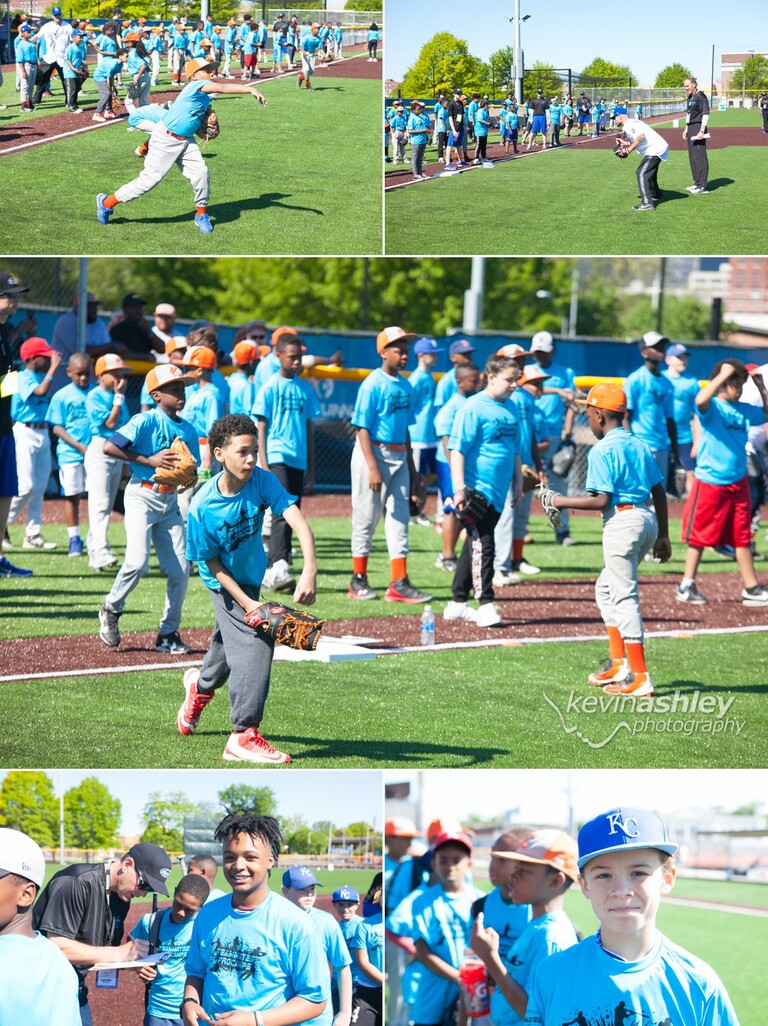Garth Brooks Foundation Teammates ProCamp at Royals Urban Youth Academy  with Royals players, GM Dayton Moore, and Mayor Sly James. Kansas City  Wedding Photographers, Destination Wedding Photographers, Event  Photography, Family Portraits, Business